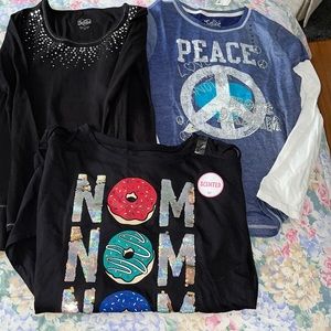 NWT girls Justice shirts